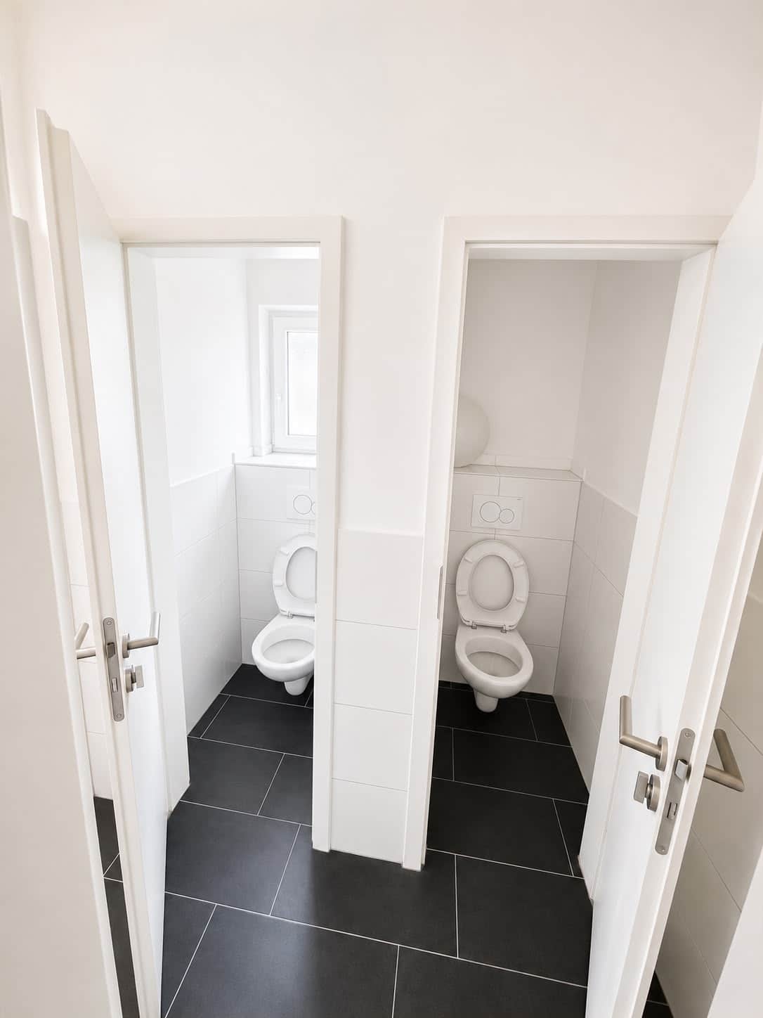 Saubere WC-Kabinen in der Business Unterkunft Hamburg